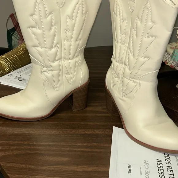 White Cowboy Boots
