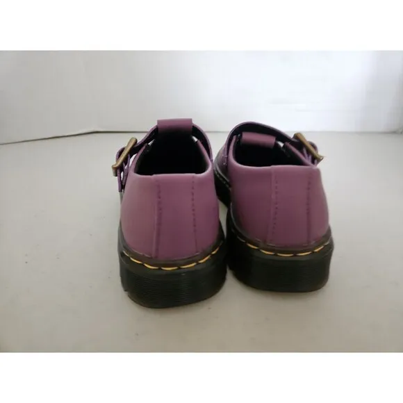 Woman's 5 Dr Martens Zavala Mary Jane Platform Shoes Purple UK 3 EU 36