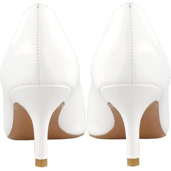 Women's Classic Open Toe Low Kitten Heel Sandals Slip On Medium Heel Peep Toe