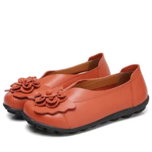 Women's Flower Decor Flat Shoes