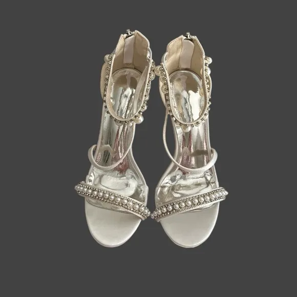 Women's Satin High Heel Sandals size 36