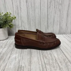 Womens Size 7.5 Madewell The NYE Penny Loafer Brown