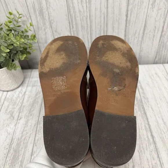 Womens Size 7.5 Madewell The NYE Penny Loafer Brown