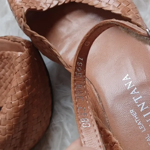 Woven  wedge sandals