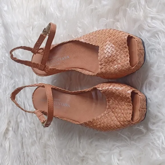 Woven  wedge sandals
