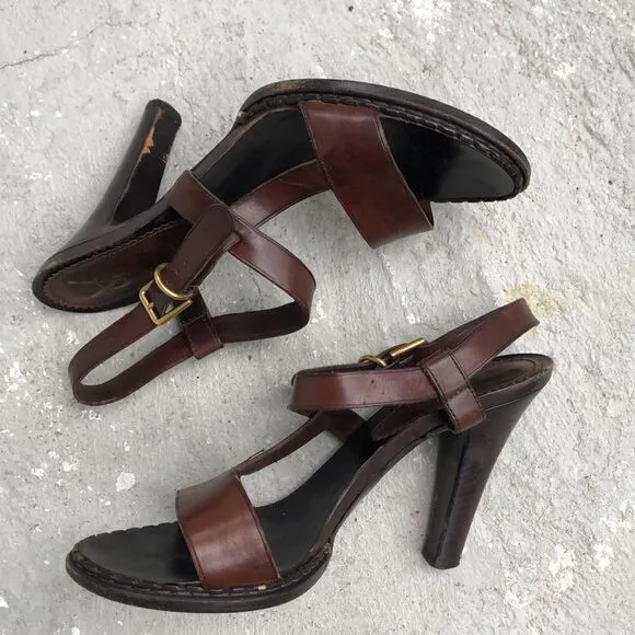 YSL heeled sandals