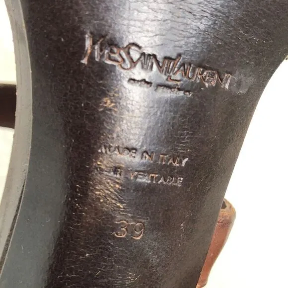 YSL heeled sandals