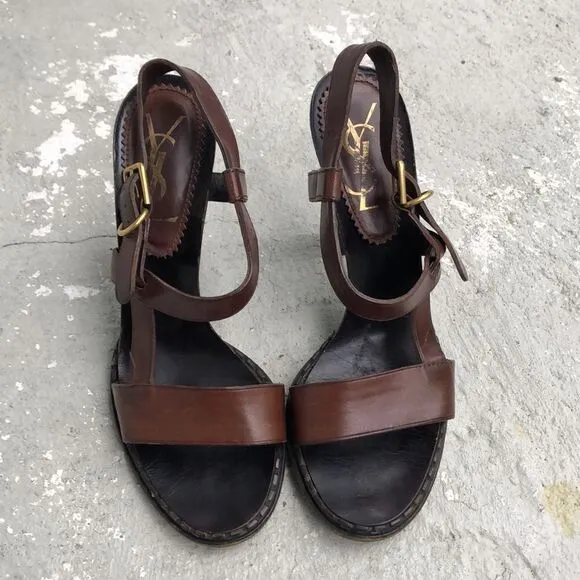 YSL heeled sandals