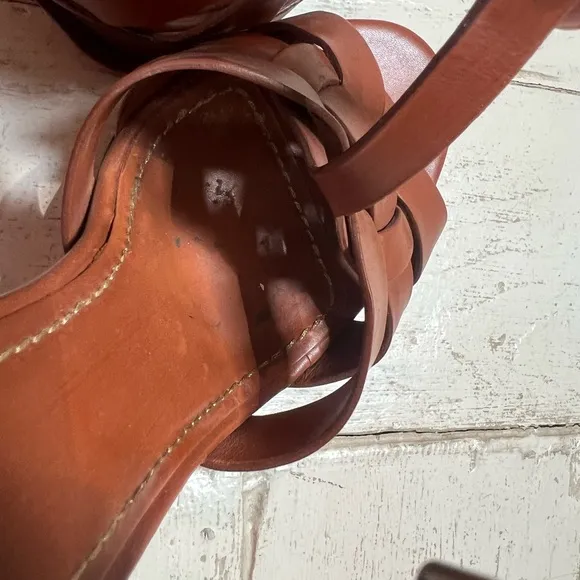 Yves Saint Lauren Leather Platform Sandal, excellent condition!