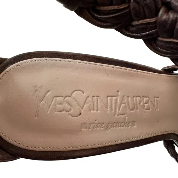 Yves Saint Laurent high heel sandals