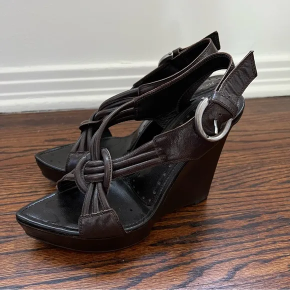 Yves Saint Laurent // YSL Wedge Sandal