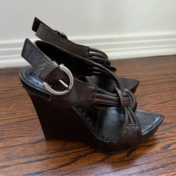 Yves Saint Laurent // YSL Wedge Sandal