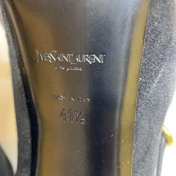 Yves Saint Laurent Babydoll Stiletto Platform Heels D24