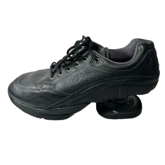 Z-Coil Mens 12  Orthopedic Relief, Black Leather Shoes EUC-NMint