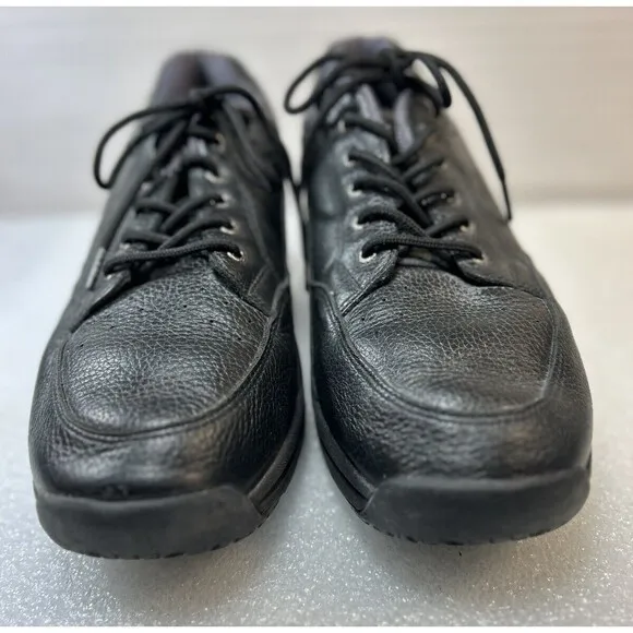 Z-Coil Mens 12  Orthopedic Relief, Black Leather Shoes EUC-NMint