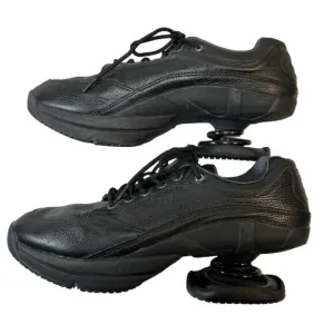 Z-Coil Mens 12  Orthopedic Relief, Black Leather Shoes EUC-NMint
