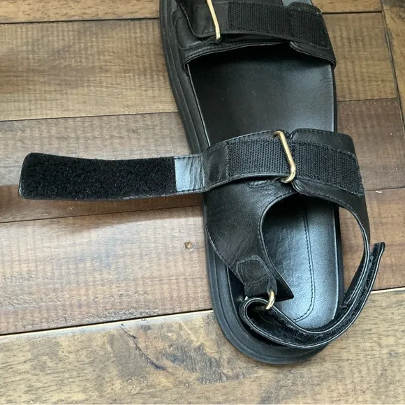 Zara Adhesive Strap Low Heel Sandals Size Large Size 40