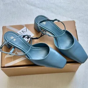 ZARA Block Heel Shoes NWT