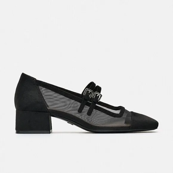 ZARA Block Heel Shoes