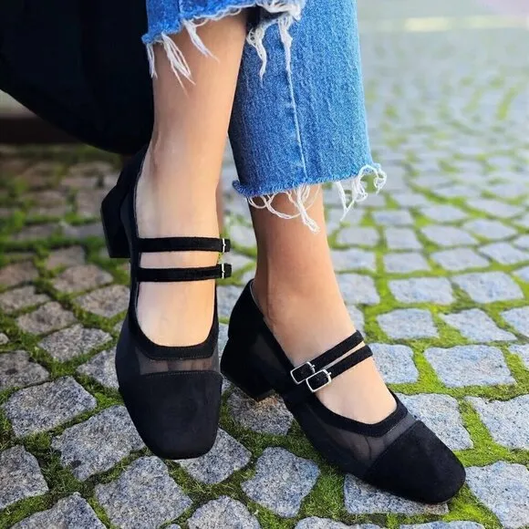 ZARA Block Heel Shoes