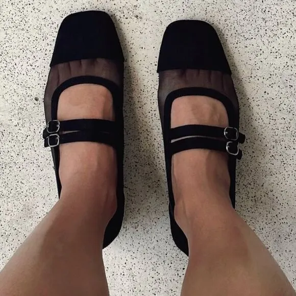 ZARA Block Heel Shoes