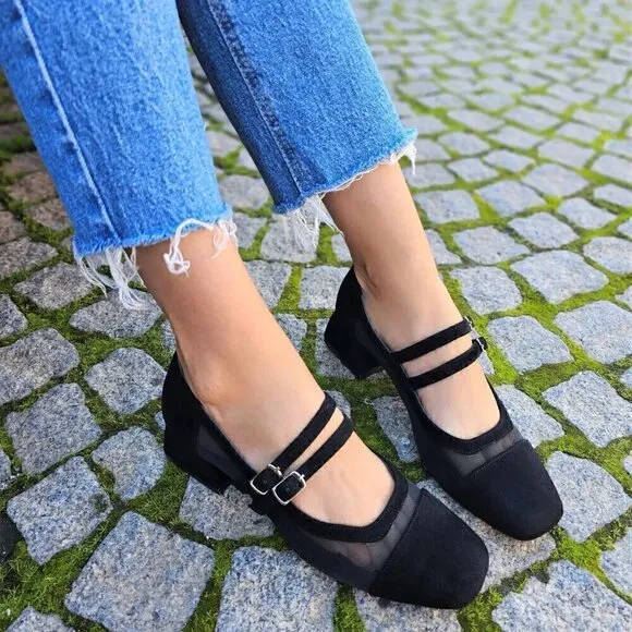 ZARA Block Heel Shoes