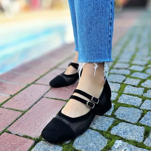 ZARA Block Heel Shoes