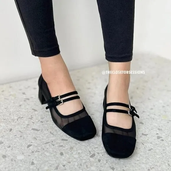 ZARA Block Heel Shoes