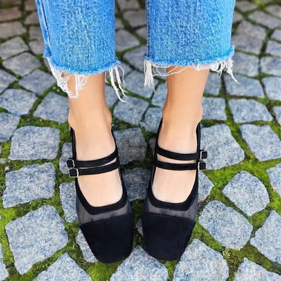 ZARA Block Heel Shoes