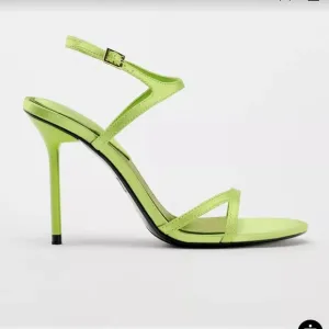 🖤Zara Elegant Lime Green Stiletto Sandals