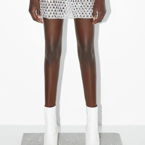 ZARA LEATHER HIGH HEEL ANKLE BOOTS WITH FI…