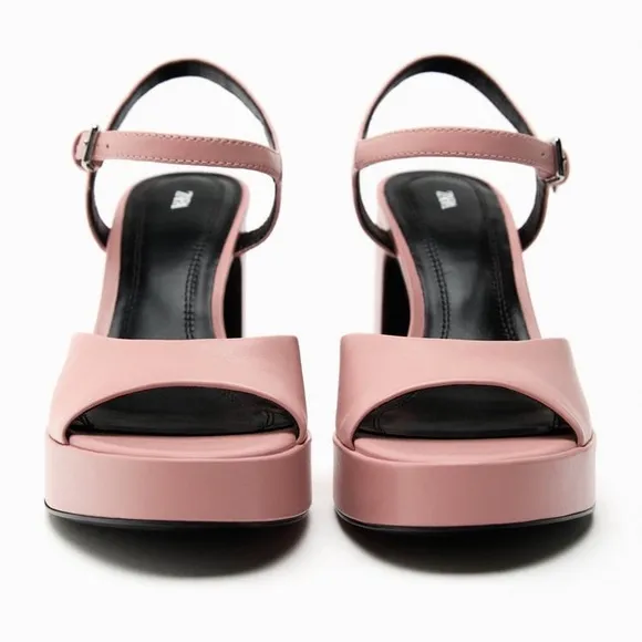 ZARA Leather Platforms