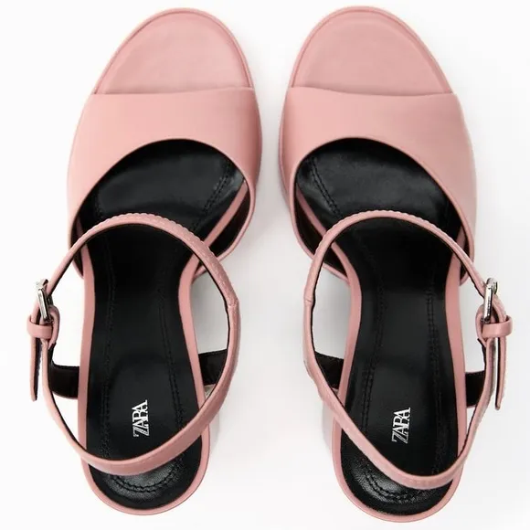 ZARA Leather Platforms