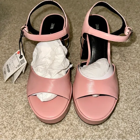 ZARA Leather Platforms