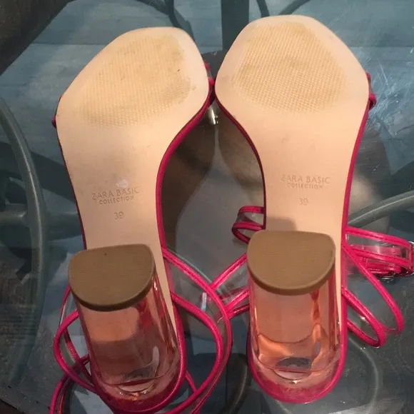 Zara Pink Clea‎ Sandals