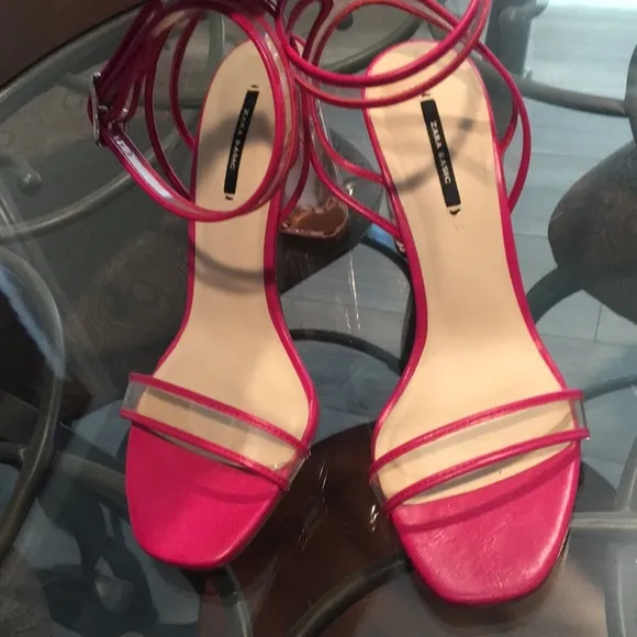 Zara Pink Clea‎ Sandals