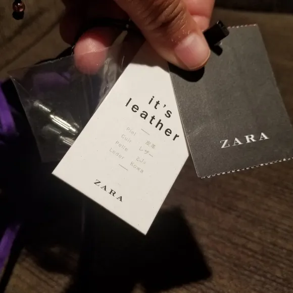 Zara Women's Shoes Heels Leather Color Purple Size US 11